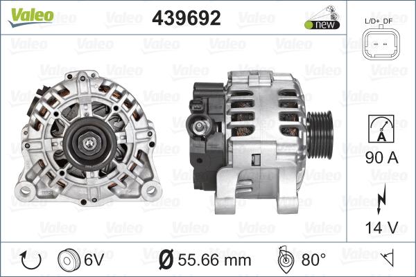 Valeo 439692 - Alternatore autozon.pro