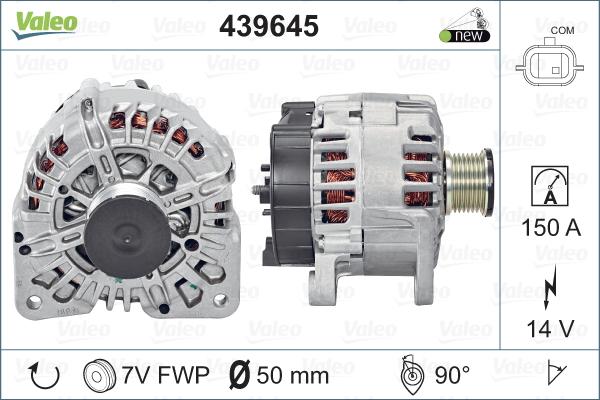 Valeo 439645 - Alternatore autozon.pro