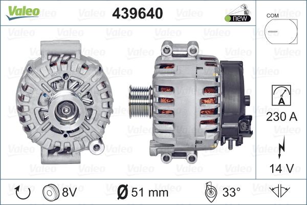 Valeo 439640 - Alternatore autozon.pro