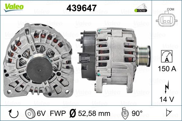 Valeo 439647 - Alternatore autozon.pro