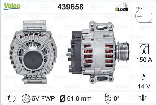 Valeo 439658 - Alternatore autozon.pro