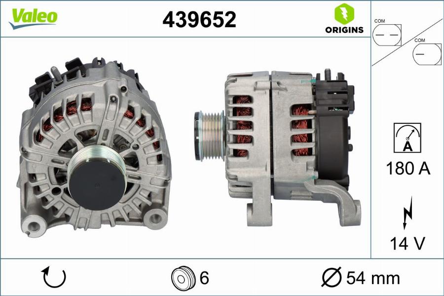 Valeo 439652 - Alternatore autozon.pro