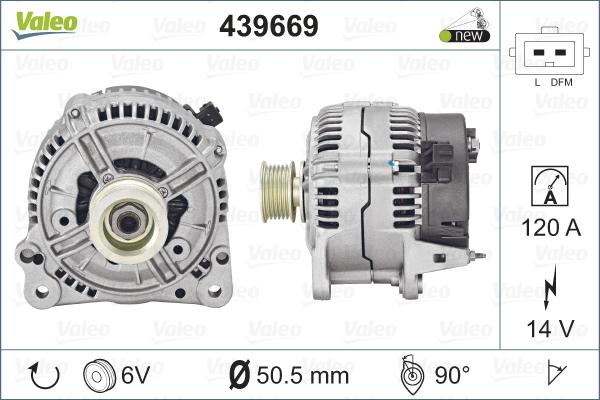 Valeo 439669 - Alternatore autozon.pro