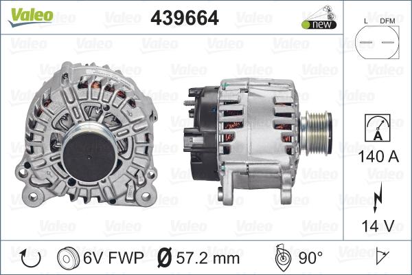 Valeo 439664 - Alternatore autozon.pro