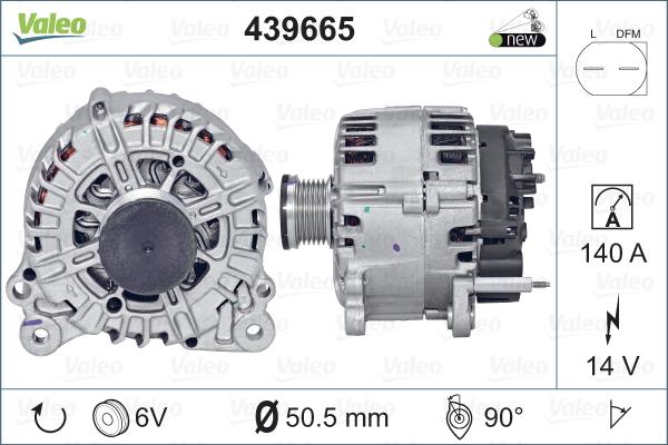 Valeo 439665 - Alternatore autozon.pro