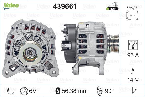 Valeo 439661 - Alternatore autozon.pro