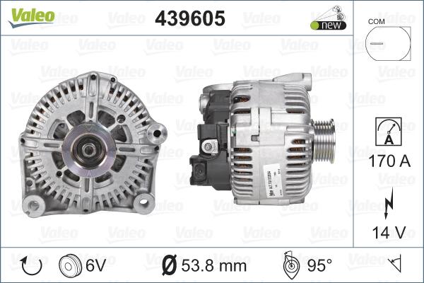 Valeo 439605 - Alternatore autozon.pro