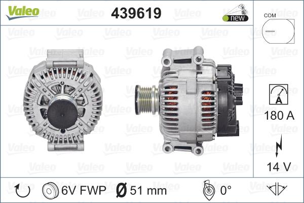 Valeo 439619 - Alternatore autozon.pro