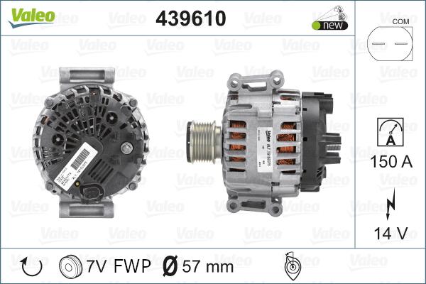 Valeo 439610 - Alternatore autozon.pro