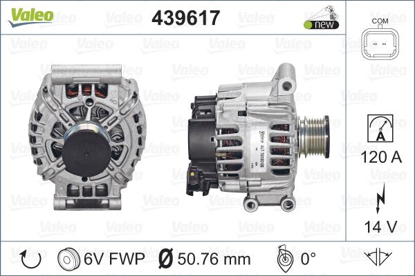 Valeo 439617 - Alternatore autozon.pro