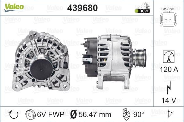 Valeo 439680 - Alternatore autozon.pro