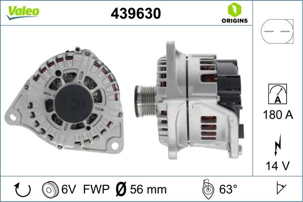 Valeo 439630 - Alternatore autozon.pro