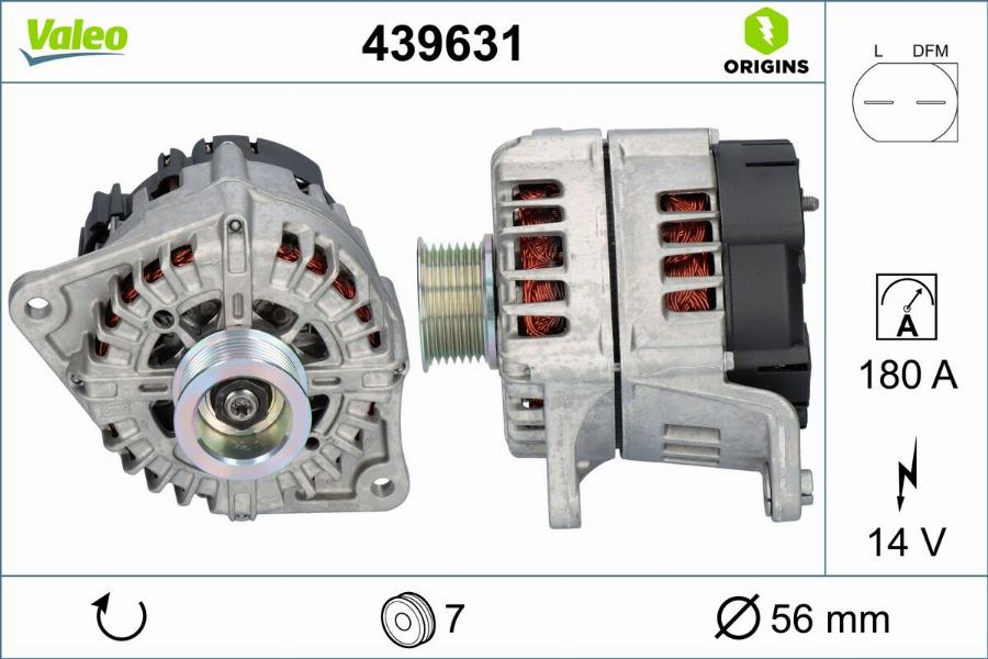 Valeo 439631 - Alternatore autozon.pro