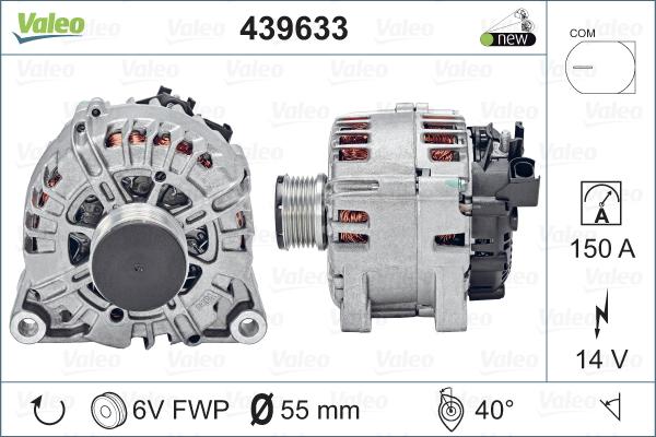 Valeo 439633 - Alternatore autozon.pro