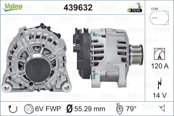 Valeo 439632 - Alternatore autozon.pro