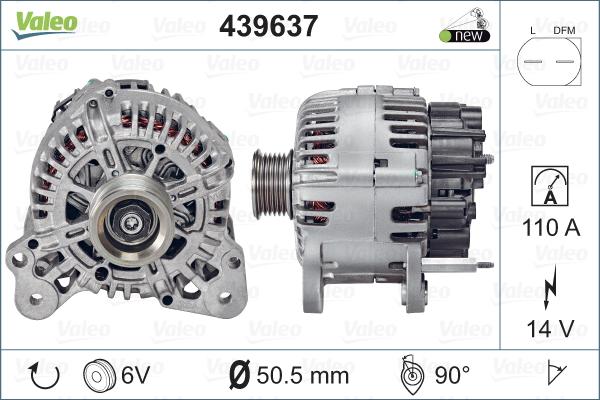 Valeo 439637 - Alternatore autozon.pro