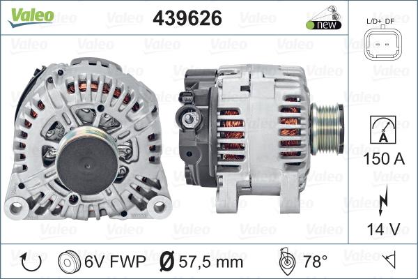 Valeo 439626 - Alternatore autozon.pro