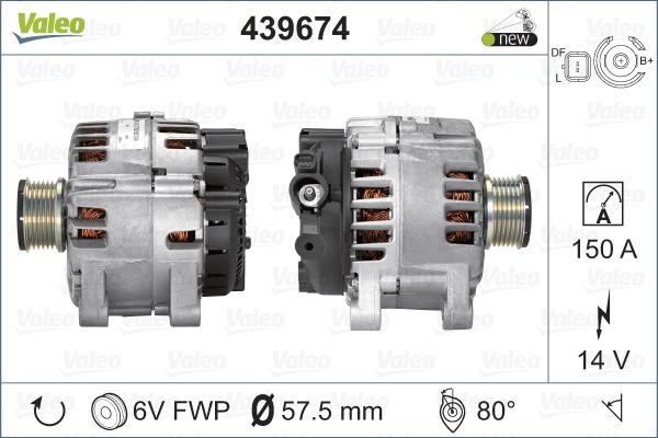 Valeo 439674 - Alternatore autozon.pro