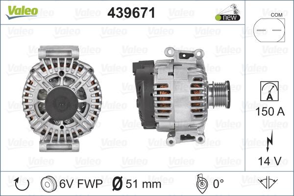 Valeo 439671 - Alternatore autozon.pro