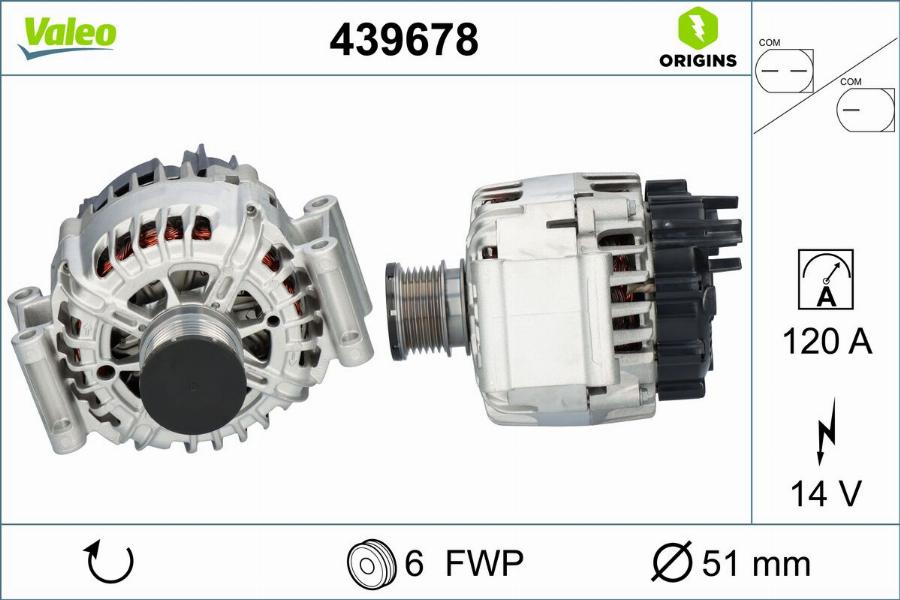 Valeo 439678 - Alternatore autozon.pro