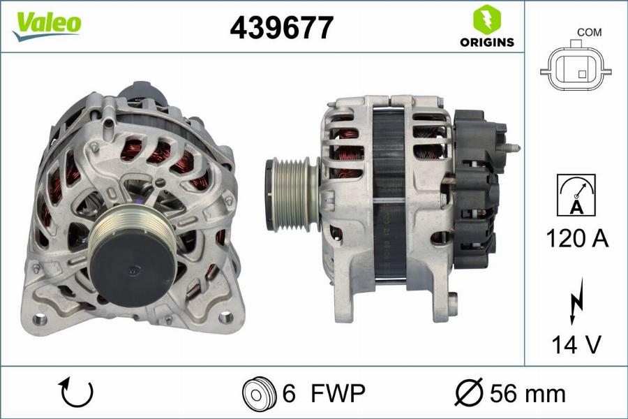 Valeo 439677 - Alternatore autozon.pro