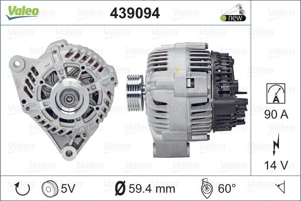 Valeo 439094 - Alternatore autozon.pro