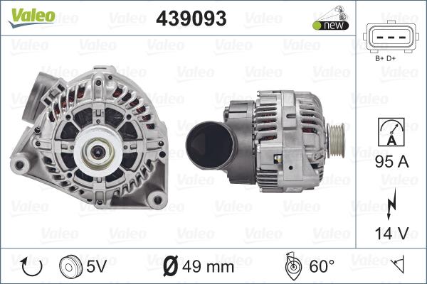 Valeo 439093 - Alternatore autozon.pro