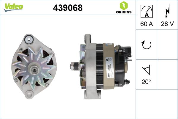 Valeo 439068 - Alternatore autozon.pro