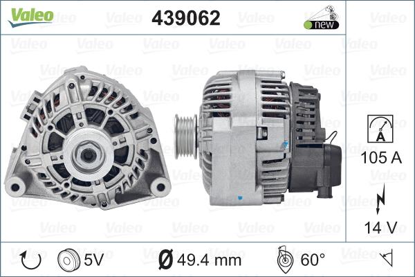 Valeo 439062 - Alternatore autozon.pro