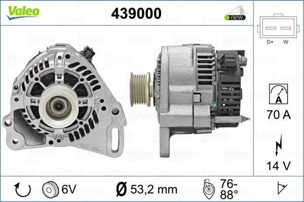 Valeo 439000 - Alternatore autozon.pro