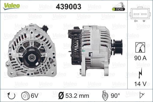 Valeo 439003 - Alternatore autozon.pro