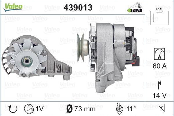 Valeo 439013 - Alternatore autozon.pro