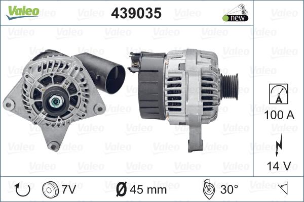 Valeo 439035 - Alternatore autozon.pro