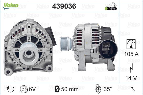 Valeo 439036 - Alternatore autozon.pro