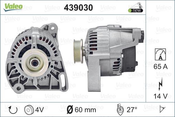 Valeo 439030 - Alternatore autozon.pro