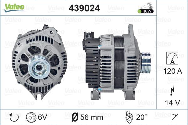 Valeo 439024 - Alternatore autozon.pro