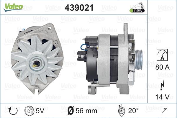 Valeo 439021 - Alternatore autozon.pro