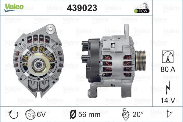 Valeo 439023 - Alternatore autozon.pro