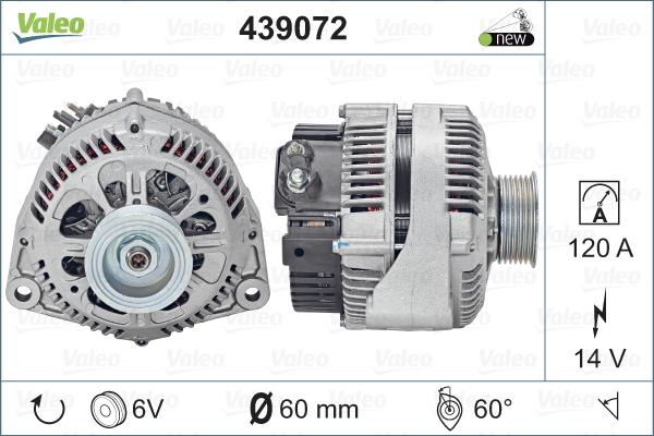 Valeo 439072 - Alternatore autozon.pro