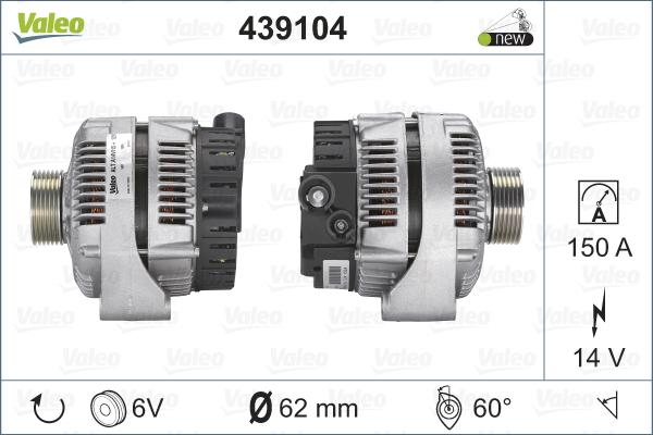 Valeo 439104 - Alternatore autozon.pro