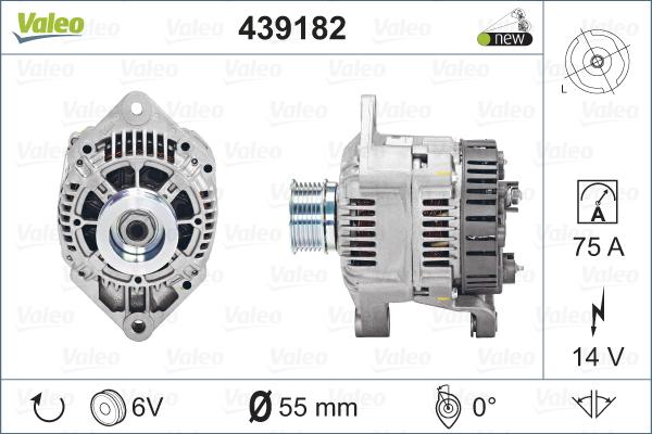 Valeo 439182 - Alternatore autozon.pro