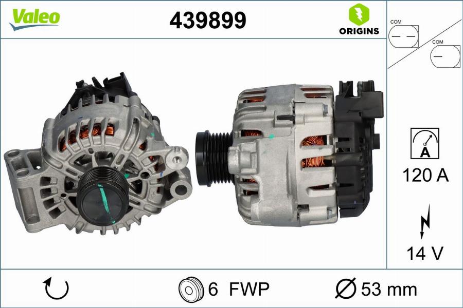 Valeo 439899 - Alternatore autozon.pro