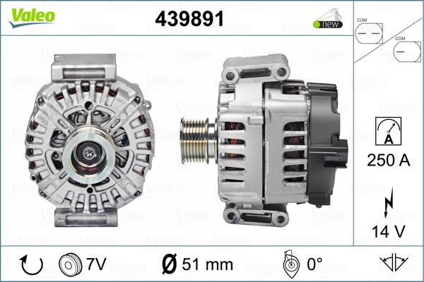 Valeo 439891 - Alternatore autozon.pro