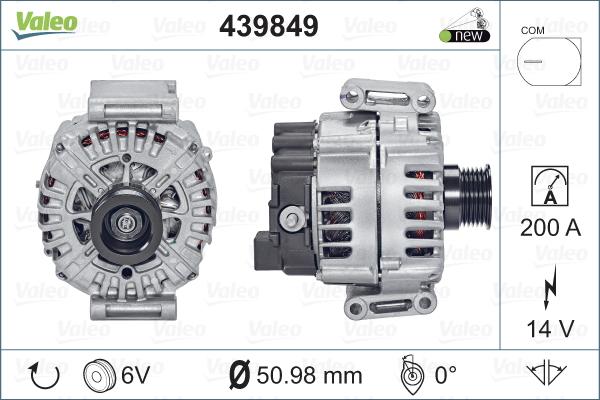 Valeo 439849 - Alternatore autozon.pro