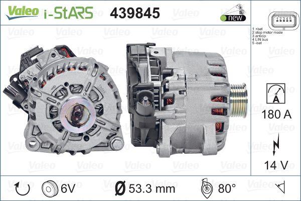 Valeo 439845 - Alternatore motorino d'avviamento autozon.pro