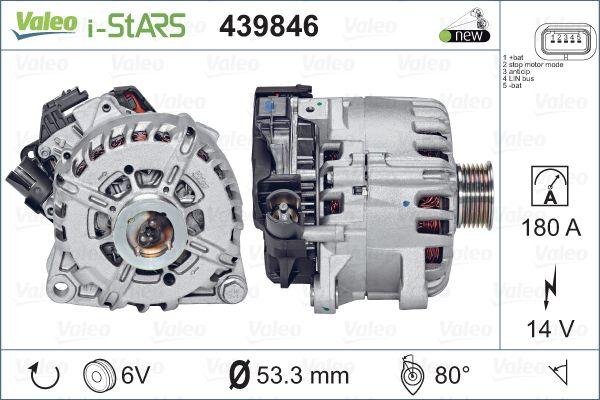 Valeo 439846 - Alternatore motorino d'avviamento autozon.pro