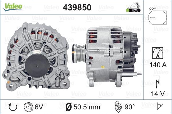 Valeo 439850 - Alternatore autozon.pro