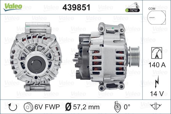 Valeo 439851 - Alternatore autozon.pro