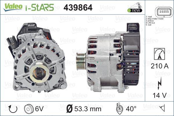 Valeo 439864 - Alternatore motorino d'avviamento autozon.pro