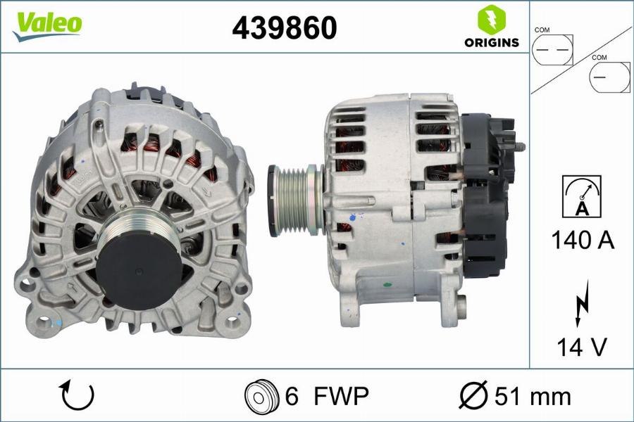 Valeo 439860 - Alternatore autozon.pro